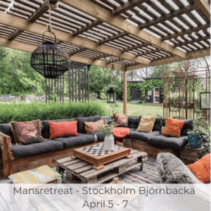 Mansretreat Stockholm Björnbacka April 5 - 7