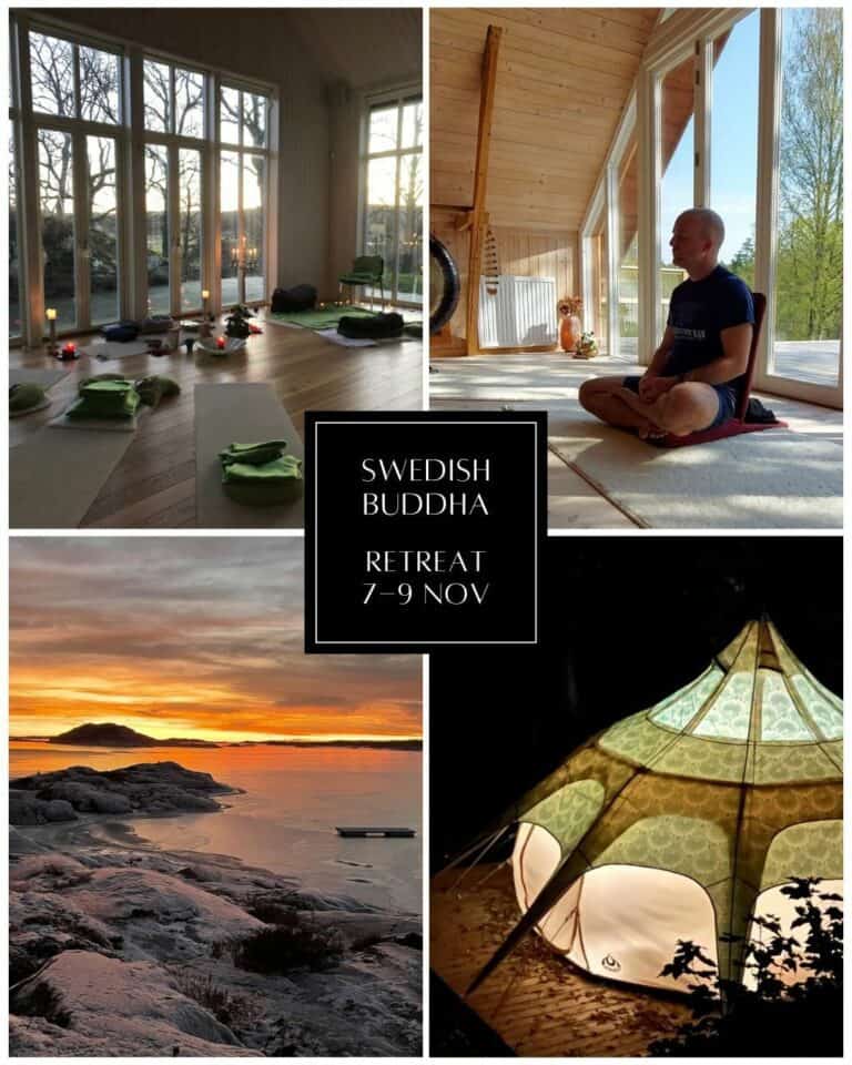 Mikael Hedman swedish buddha meditation retreat